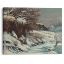 Effet De Neige - Gustave Courbet - Canvas Print