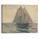 Gloucester Schooner (ca. 1880) - Winslow Homer - Canvas Print