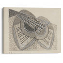 Nature Morte À La Guitare Et Un Livre De Musique (1923) - Juan Gris - Canvas Print