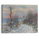 L’entrée De Giverny En Hiver (1885) - Claude Monet - Canvas Print