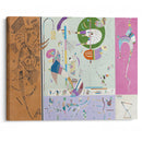 Parties diverse (1940) - Wassily Kandinsky - Canvas Print