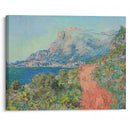 La route rouge près de Menton (1884) - Claude Monet - Canvas Print