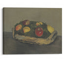 Basket With Red And Yellow Apples - Félix Vallotton - Canvas Print