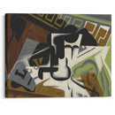 Journal et compotier (1917) - Juan Gris - Canvas Print