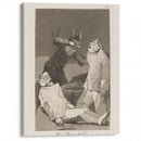 Los Chinchillas. (The Chinchillas.) (1796-1797) - Francisco de Goya - Canvas Print