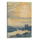 Sainte Geneviève Veillant Sur Paris (1898) - Eugène Grasset - Canvas Print