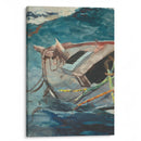 Study For ‘the Gulf Stream’ (1898–99) - Winslow Homer - Canvas Print