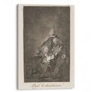 Qual la descañonan! (How they pluck her!) (1796-1797) - Francisco de Goya - Canvas Print