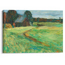 Vasilevskoë – Barn With Pony (1903) - Wassily Kandinsky - Canvas Print