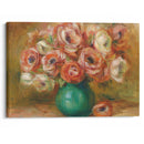 Vase d’anémones (circa 1910) - Pierre-Auguste Renoir - Canvas Print