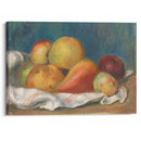 Nature morte aux pommes et à poire (circa 1889) - Pierre-Auguste Renoir - Canvas Print