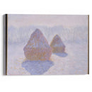 Haystacks (Effect of Snow and Sun) (1891) - Claude Monet - Canvas Print