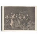Wounds Heal Quicker than Hasty Words (Sanas Cuchilladas Mas No Malas Palabras) (ca. 1813-1820) - Francisco de Goya - Canvas Print