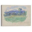 La Seine à Port-Villez (1909) - Claude Monet - Canvas Print
