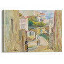 Vue de village, Route à Cagnes (1905) - Pierre-Auguste Renoir - Canvas Print
