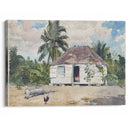 Native hut at Nassau (1885) - Winslow Homer - Canvas Print