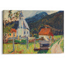 Kochel—Dorfkirche (1902) - Wassily Kandinsky - Canvas Print