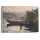 The End of the Day, Adirondacks (1890) - Winslow Homer - Canvas Print