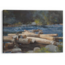 Hudson River (1892) - Winslow Homer - Canvas Print
