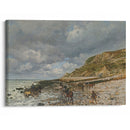 Chevaux À La Pointe De La Hève (1864) - Claude Monet - Canvas Print