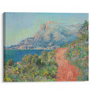 La route rouge près de Menton (1884) - Claude Monet - Canvas Print
