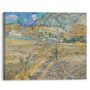 Landscape at Saint-Rémy (Enclosed Field with Peasant) (1889) - Vincent van Gogh - Canvas Print