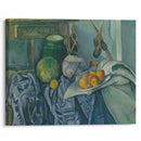 Still Life with a Ginger Jar and Eggplants (1893–94) - Paul Cézanne - Canvas Print