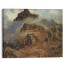 Study of Rocky Mountains - Albert Bierstadt - Canvas Print