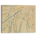 Mennesker og sol (Ca. 1915) - Edvard Munch - Canvas Print