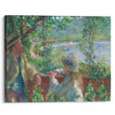 Near the Lake (1879) - Pierre-Auguste Renoir - Canvas Print