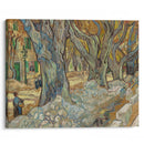 The Large Plane Trees (Road Menders at Saint-Rémy) (1889) - Vincent van Gogh - Canvas Print - UAIO LMT