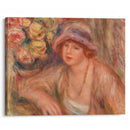 Woman Leaning (Femme accoudée) (1918) - Pierre-Auguste Renoir - Canvas Print