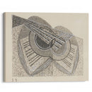 Nature Morte À La Guitare Et Un Livre De Musique (1923) - Juan Gris - Canvas Print