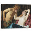 Satyr and Nymph (1623) - Gerard van Honthorst - Canvas Print