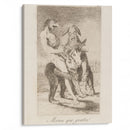 Miren que grabes! (Look how solemn they are!) (1796-1797) - Francisco de Goya - Canvas Print