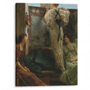 Who Is It - Lawrence Alma-Tadema - Canvas Print