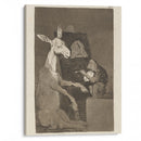Ni mas ni menos. (Neither more nor less.) (1796-1797) - Francisco de Goya - Canvas Print