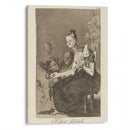 Hilan delgado. (They spin finely.) (1796-1797) - Francisco de Goya - Canvas Print