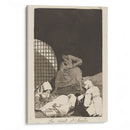 Las rinde el Sueño. (Sleep overcomes them.) (1796-1797) - Francisco de Goya - Canvas Print