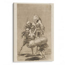 Unos á otros. (What one does to another.) (1796-1797) - Francisco de Goya - Canvas Print