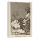 Obsequio á el maestro. (A gift for the master.) (1796-1797) - Francisco de Goya - Canvas Print