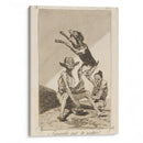 Aguarda que te unten. (Wait till you’ve been anointed.) (1796-1797) - Francisco de Goya - Canvas Print