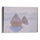 Haystacks (Effect of Snow and Sun) (1891) - Claude Monet - Canvas Print