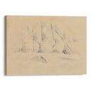 Arbres Parmi Des Rochers (circa 1890) - Paul Cézanne - Canvas Print
