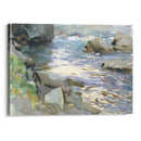Stream and Rocks (circa 1901 –8) - John Singer Sargent - Canvas Print
