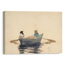 Two Girls in a Rowboat (1880) - Winslow Homer - Canvas Print