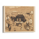 Der Leichenwagen. Potsdamer Platz (1902) - Edvard Munch - Canvas Print