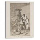 Ensayos. (Trials.) (1796-1797) - Francisco de Goya - Canvas Print