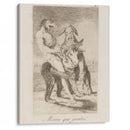 Miren que grabes! (Look how solemn they are!) (1796-1797) - Francisco de Goya - Canvas Print