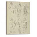 Six male figures - Peter Paul Rubens - Canvas Print